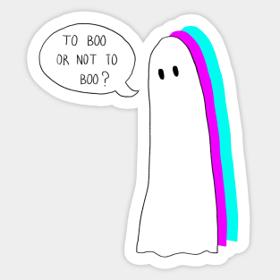 Too booor not too boo Sticker